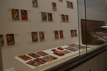 付録マンガの展示