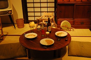 再現された茶の間