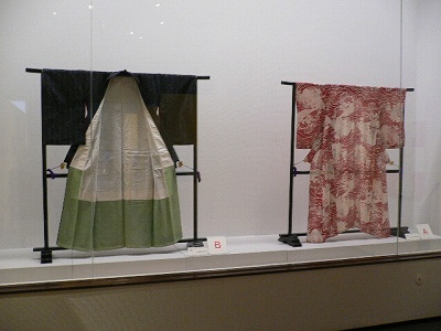 展示中のきもの