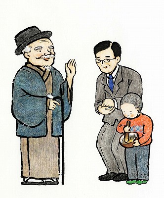 ごまをする
