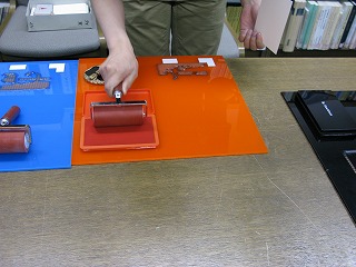 赤色スタンプ