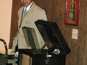 chikuonki-1 蓄音機実演の様子